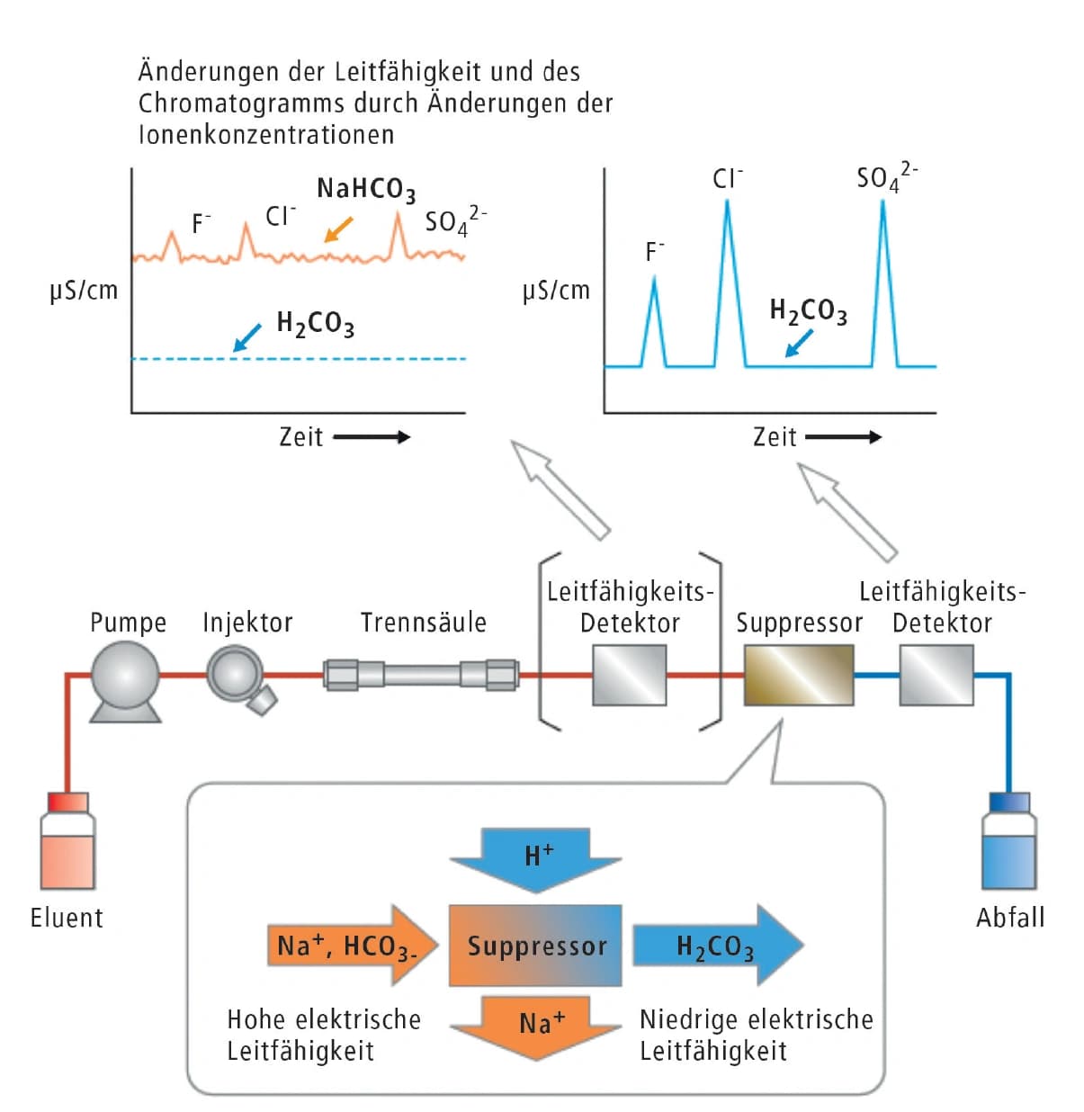 Besseres Signal‐Rausch‐Verhältnis in der Ionenchromatographie