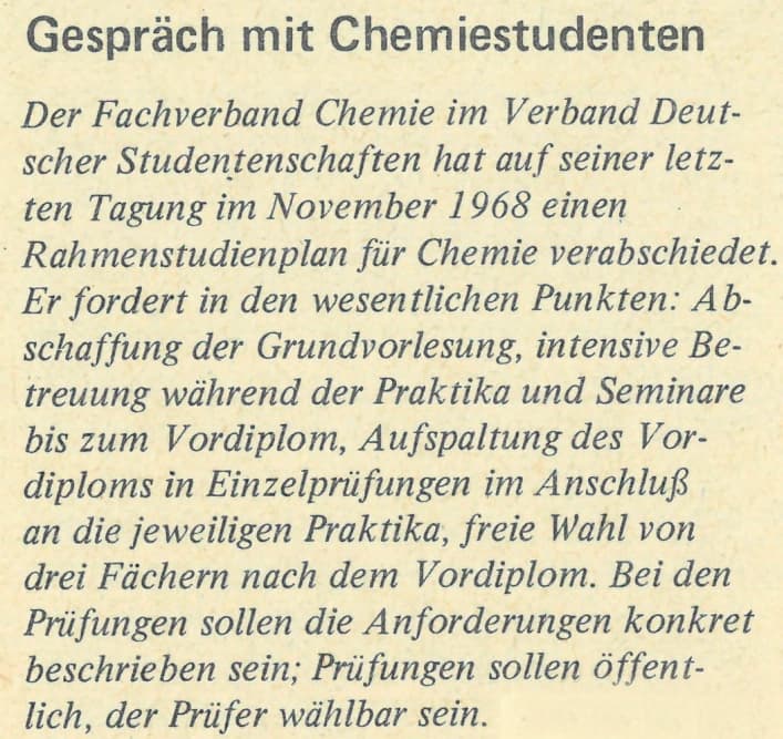 Vor 50 Jahren