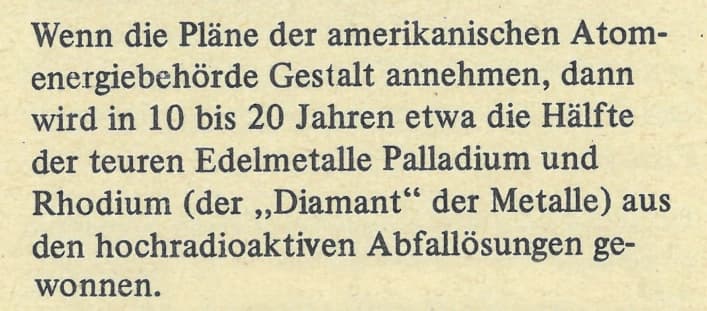 Vor 50 Jahren